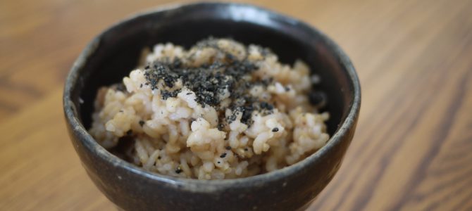 美味しい玄米が炊けました