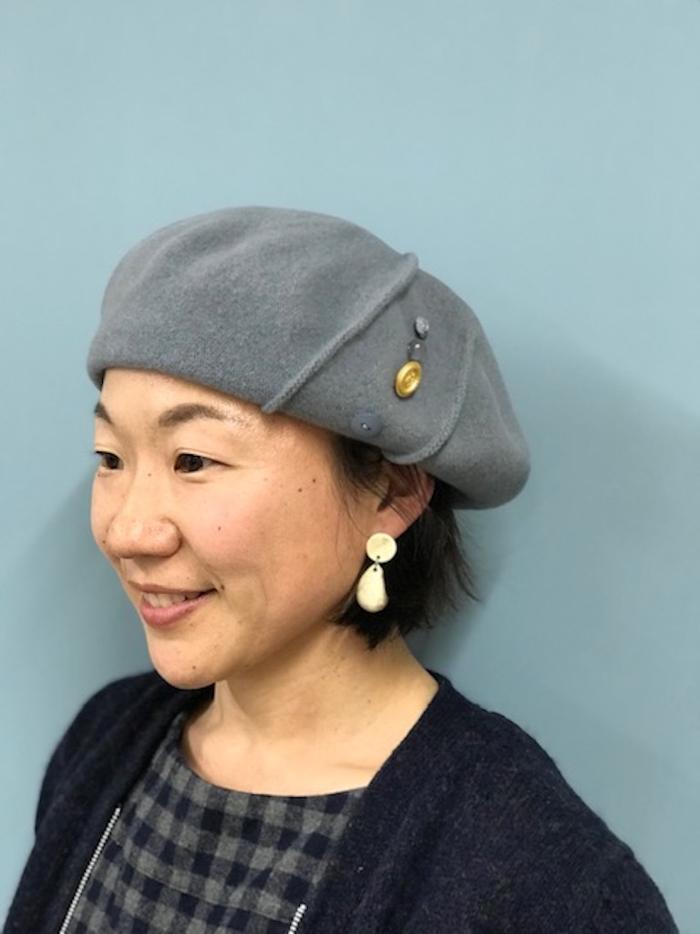 フミカウチダ fumika uchida キャスケット 帽子 - 帽子