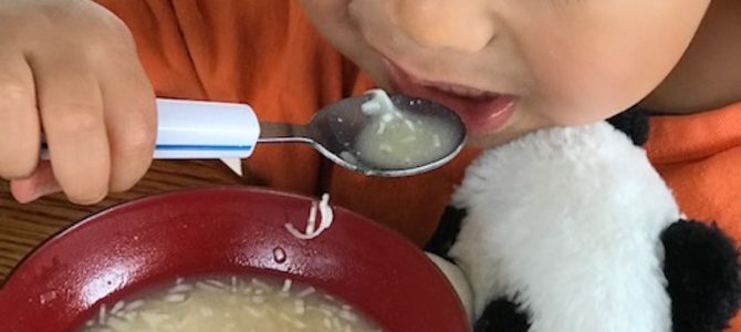 ネギ味噌湯
