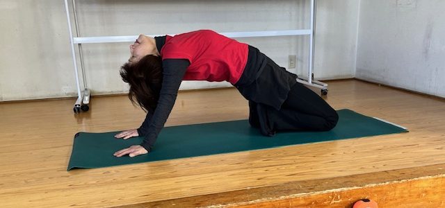 すべり台のポーズ